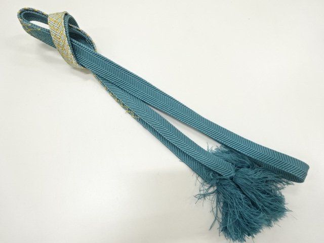 JAPANESE KIMONO / HAND-TIED OBIJIME CORD